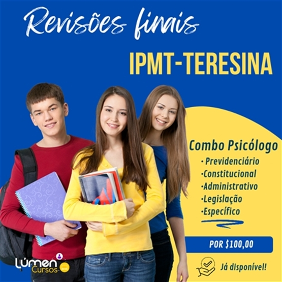 IPMT - Combo Revisões Finais - PSICÓLOCO