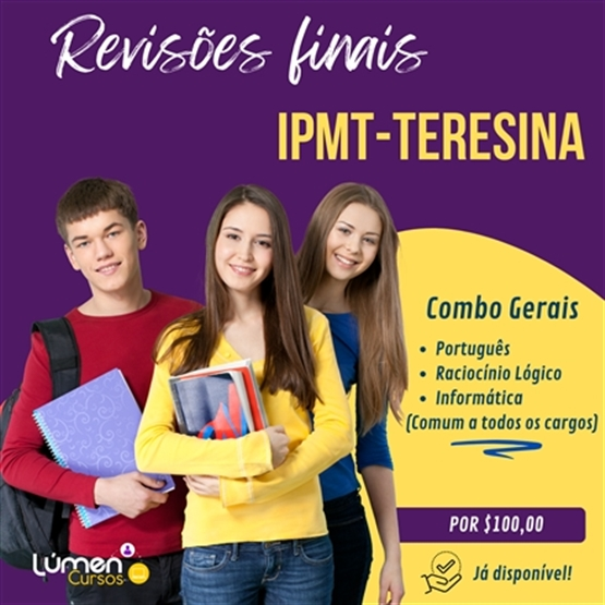 IPMT - Combo Revisões Finais - DISCIPLINAS GERAIS
